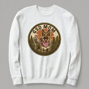 Camiseta Camisola de Mãe GSD Presente para Ela