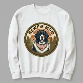 Camiseta Camisola de Mãe Newfie para Mãe de Cão Terra Nova