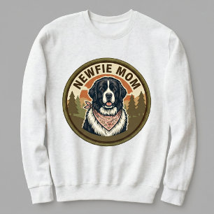 Camiseta Camisola de Mãe Newfie para Mãe de Cão Terra Nova
