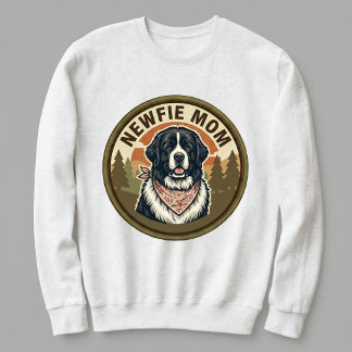 Camiseta Camisola de Mãe Newfie para Mãe de Cão Terra Nova