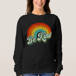 Camiseta Camisola de Malha Be Kind Rainbow