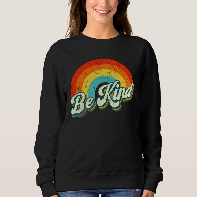 Camiseta Camisola de Malha Be Kind Rainbow (Frente)