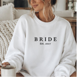 Camiseta Camisola de Malha Minimalista para Noiva