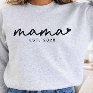 Camiseta Camisola de malha moderna para mães, Personalizada