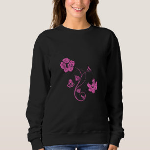 Camiseta Camisola de Malha Pretty Petals Aesthetic Art