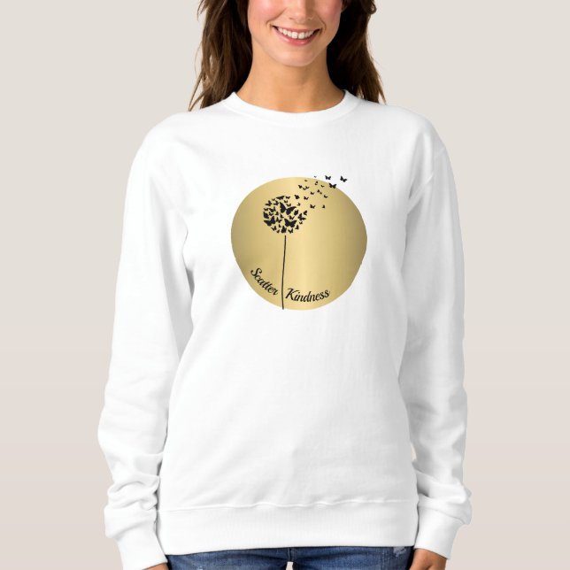 Camiseta Camisola de Malha Scatter Kindness (Frente)