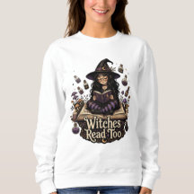 Camisola de Malha Witches Read Too Mulheres Camise