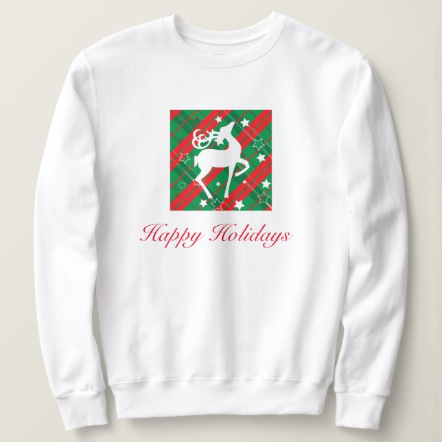 Camiseta Camisola de manga comprida de Natal (Frente do Design)