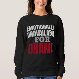 Camiseta Camisola de Manga Comprida Emocionalmente Indispon