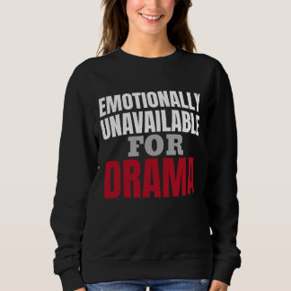 Camiseta Camisola de Manga Comprida Emocionalmente Indispon
