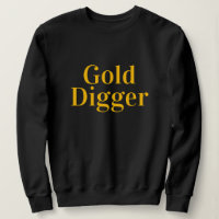 Camisola de manga comprida Gold Digger para mulher