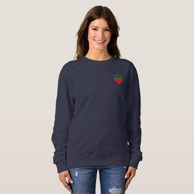 Camiseta Camisola de morango (Frente Completa)