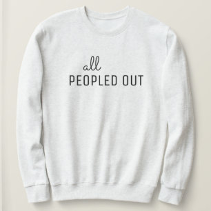 Camiseta Camisola de Mulher All Peopled Out