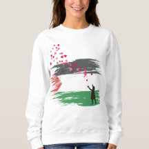 Camisola de mulher Palestinianas Esperança & Amor
