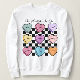 Camiseta Camisola de Natal Colorida do Dia dos Namorados co