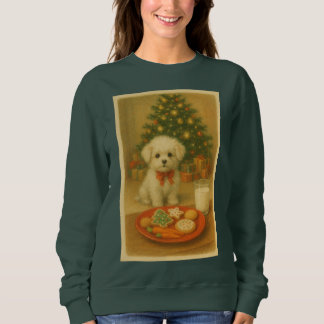 Camiseta Camisola de Natal do Cão Nikko