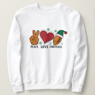 Camiseta Camisola de natal futebol amor paz