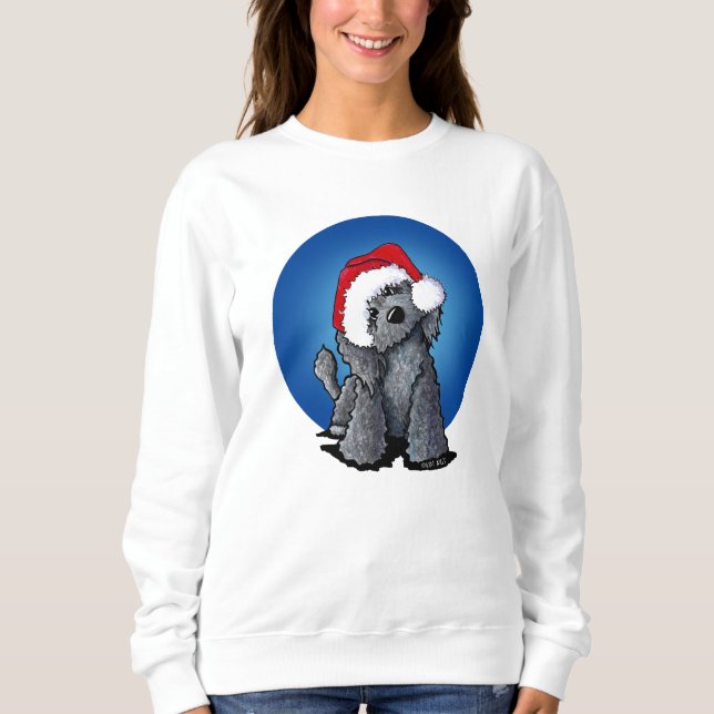 Camiseta Camisola de Natal Labradoodle (Frente)