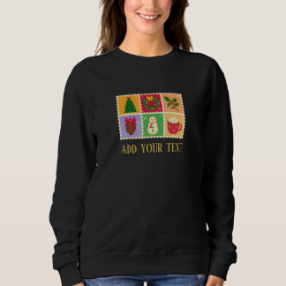 Camiseta Camisola de Natal Personalizada com Selos