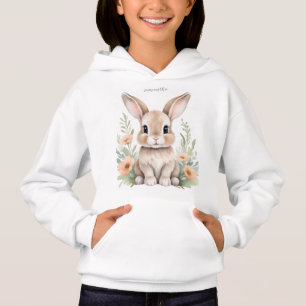 Camiseta Camisola de Páscoa de Coelho em Pastel Suave