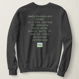 Camiseta Camisola de pescoço-de-galinha da Metanoia