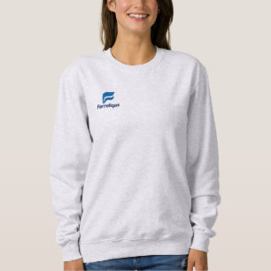 Camiseta Camisola de pescoço, de logotipo feminino