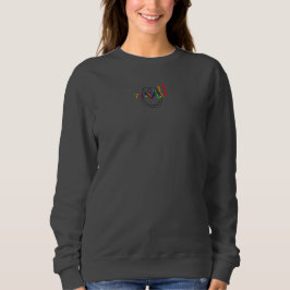 Camiseta Camisola de suor com Cavalos no meu DNA em Arco-ír
