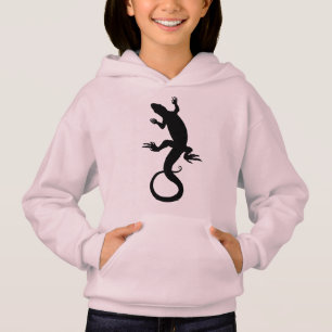 Camiseta Camisola de suor de lagarto para meninas Arte de r