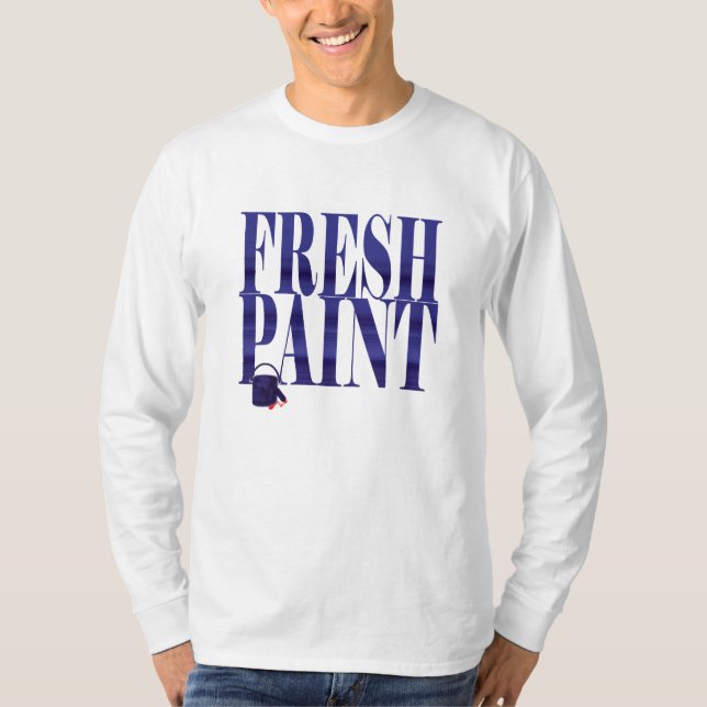 Camiseta Camisola de suor de tinta fresca (Frente)