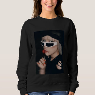 Camiseta Camisola de suor humor princesa rebelde