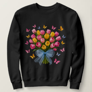 Camiseta Camisola de Tulipa & Borboletas