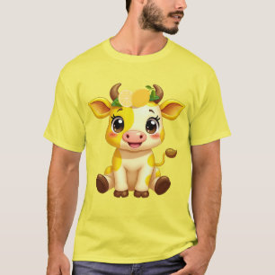 Camiseta Camisola de Vaca Limão   Camisola de Suor de Limon