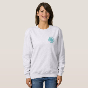 Camiseta Camisola do Crewneck das mulheres