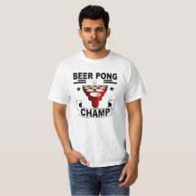 CAMISOLA DO HOODIE DO CAMPEÃO DA CERVEJA PONG