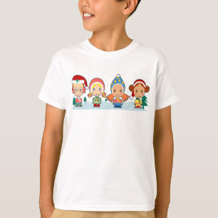 Camiseta Camisola do inverno para miúdos - vestir-la todo
