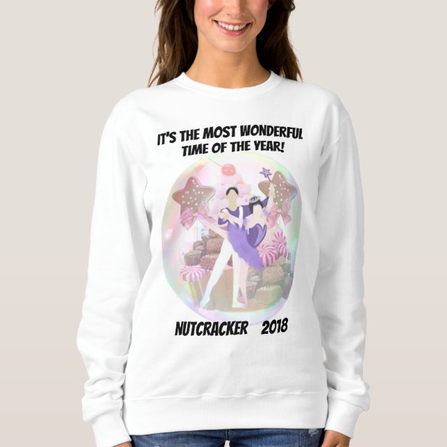 Camiseta Camisola do Nutcracker - personalizada (Frente)