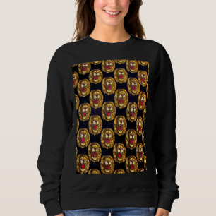 Camiseta Camisola-doce - Cabeça de leão (coleção Isi-Ag