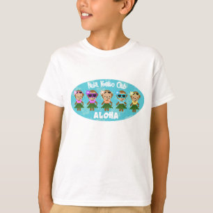 Camiseta Camisola dos miúdos do clube do macaco de Hula