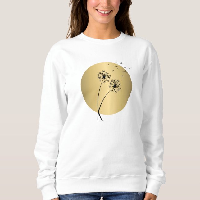 Camiseta Camisola Dourada Dandelion (Frente)
