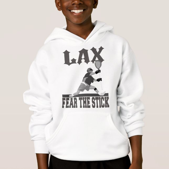 Camiseta Camisola encapuçado do Lacrosse (Frente)