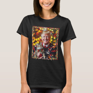 Camiseta Camisola engraçada de Natal do Trump para amantes