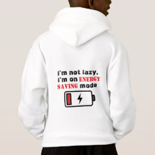Camiseta Camisola engraçada "Modo de Economia de Energia" p