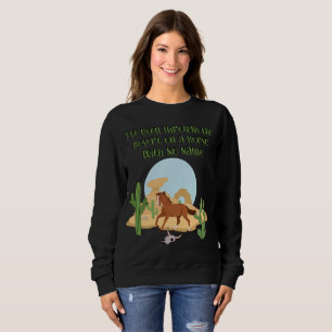 Camiseta Camisola Escura Feminina Cavalo Sem Nome