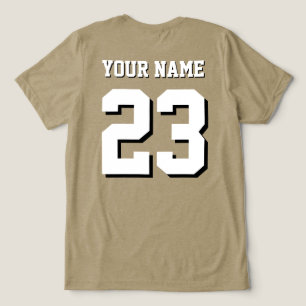 Camiseta Camisola Esportiva Personalizada Nome e Número