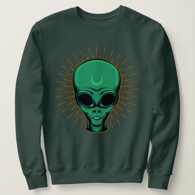 Camiseta Camisola extraterrestre (Frente do Design)