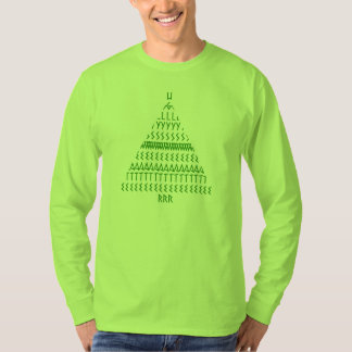 Camiseta Camisola feia - árvore de Natal