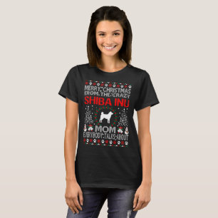 Camiseta Camisola feia da mamã do cão de Shiba Inu do Fel
