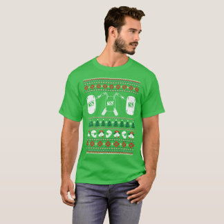 Camiseta Camisola feia do Natal da profissão da soldadura