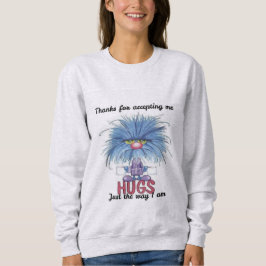 Camiseta Camisola Feminina Agradecendo por Me Aceitarem