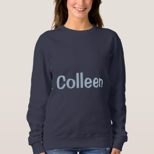 Camiseta Camisola Feminina Azul Marinho Nome Personalizado